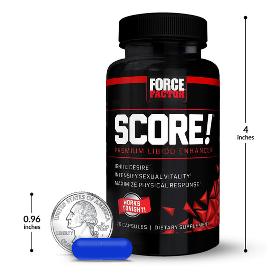 Force Factor - SCORE! Libido Enhancer for Men with L-Citrulline, 76 Capsules