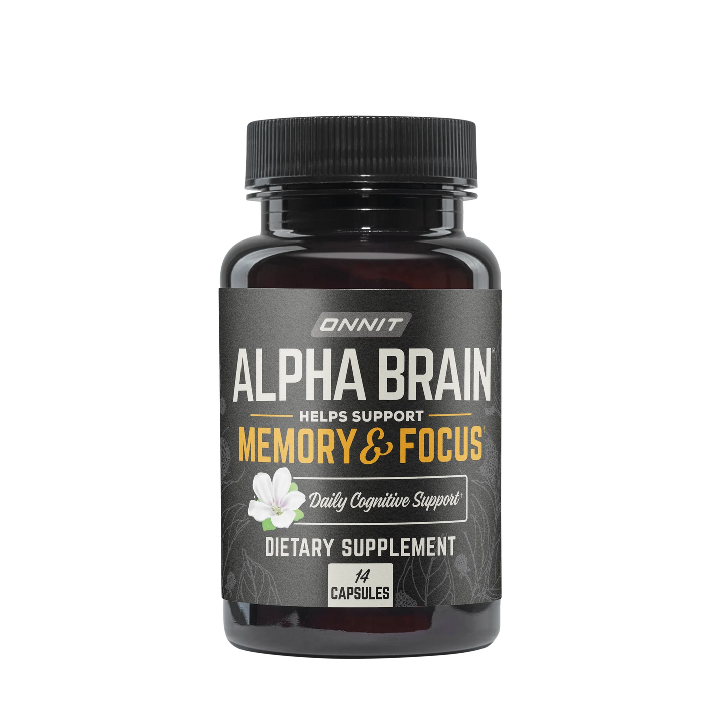 ONNIT Alpha BRAIN Premium Nootropic Brain Health Supplement, Memory and Focus Support ( 14 Ct )