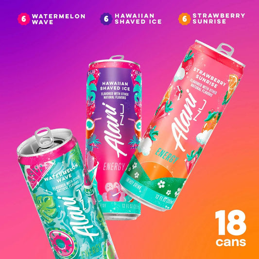 Alani Nu Energy Summer Variety Pack 12 fl.oz( 18 pack )