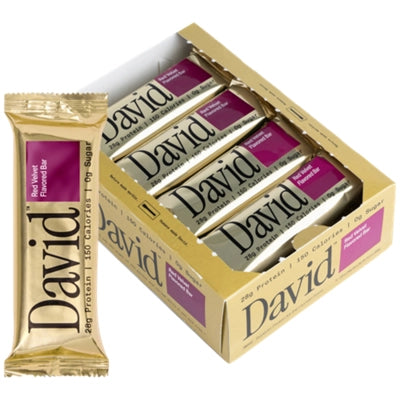 David Protein Bar – Red Velvet (12 Bars)