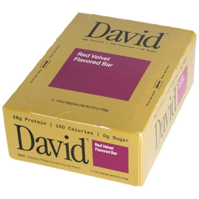David Protein Bar – Red Velvet (12 Bars)