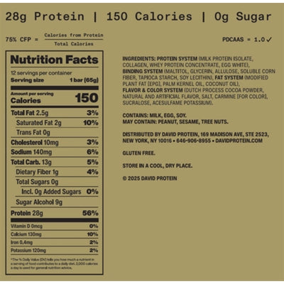 David Protein Bar – Red Velvet (12 Bars)