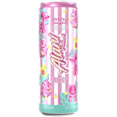 Alani Nu Energy Drink - Cotton Candy (12 Drinks , 12 Fl Oz. Each)