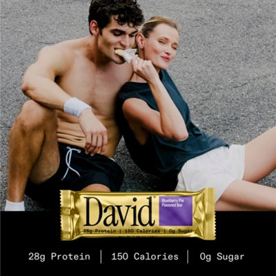 David Protein Bar – Blueberry Pie (12 Bars)