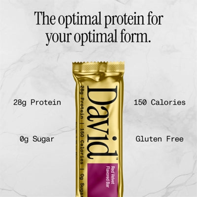 David Protein Bar – Red Velvet (12 Bars)