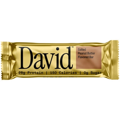 David Protein Bar – Salted Peanut Butter (12 Bars)
