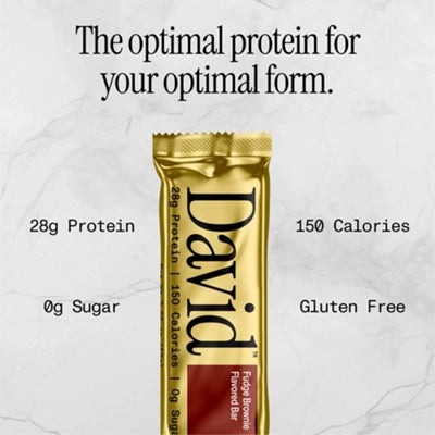 David Protein Bar – Fudge Brownie (12 Bars)
