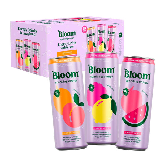 Bloom Sparkling Energy 12 fl. oz., 18 pack