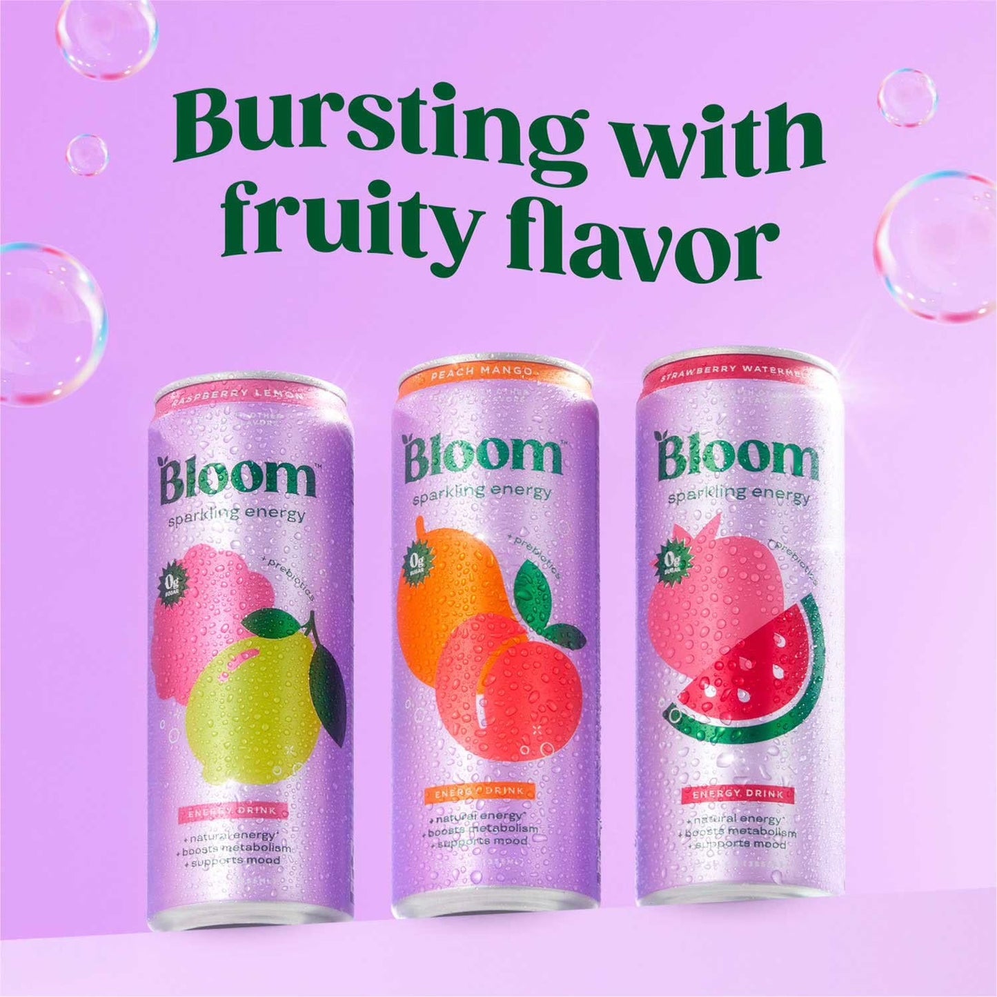 Bloom Sparkling Energy 12 fl. oz., 18 pack