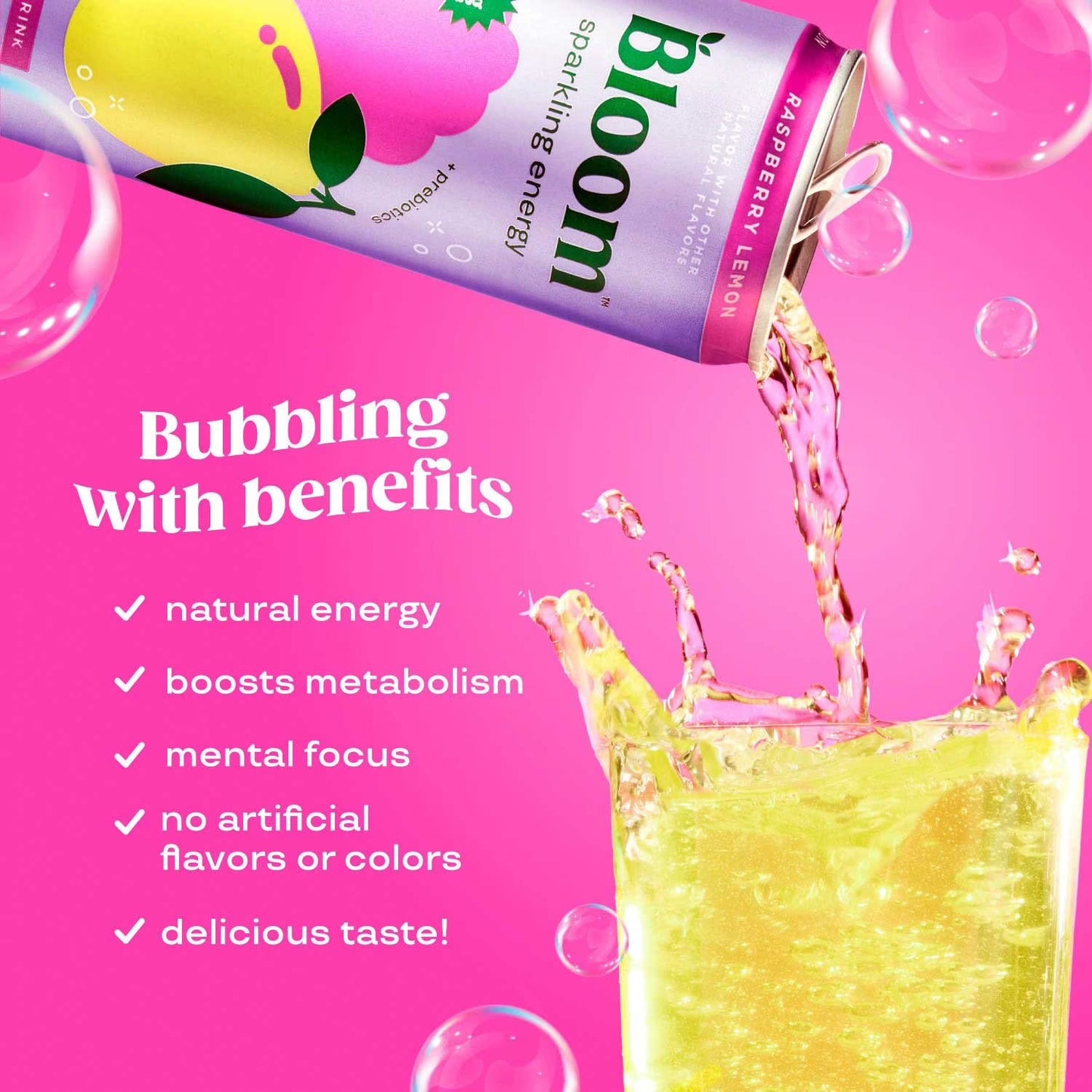 Bloom Sparkling Energy 12 fl. oz., 18 pack