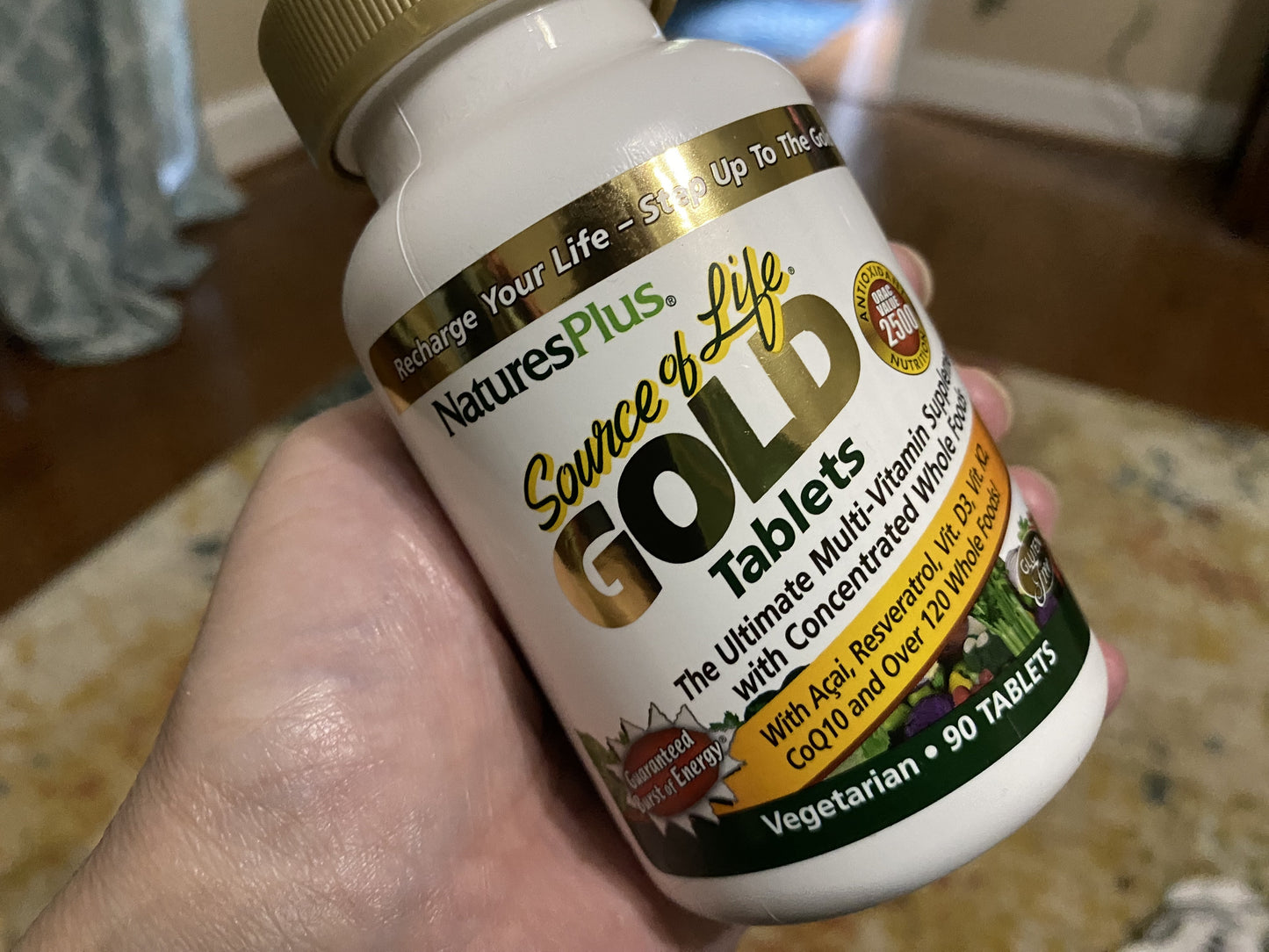 NaturesPlus Source of Life Gold Liquid Multi Shot - 1 fl oz, Case of 12 - Tropical Fruit Flavor - Provides Nutrients from 100+ Fruits and Vegetables - 12 Servings