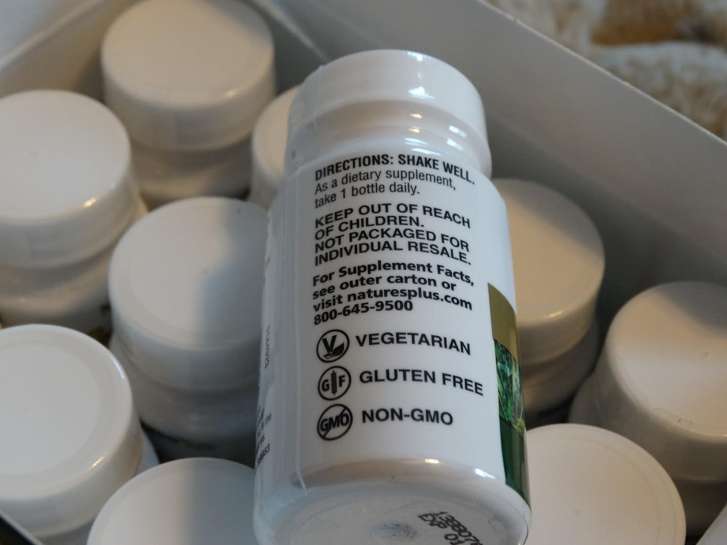 NaturesPlus Source of Life Gold Liquid Multi Shot - 1 fl oz, Case of 12 - Tropical Fruit Flavor - Provides Nutrients from 100+ Fruits and Vegetables - 12 Servings