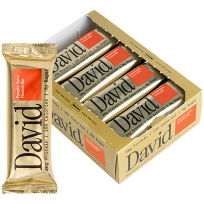 David Protein Bar - 28g Protein - Pumpkin Spice (24 Bars)