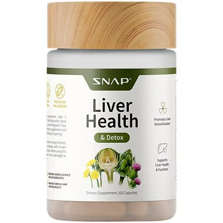 Snap Supplements Liver Health & Detox Capsules (60 Capsules)