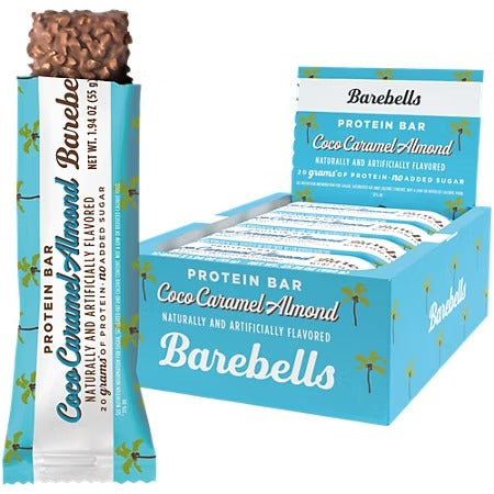 Barebells Protein Bar - 20g Protein - Coco Caramel Almond (12 Bars)