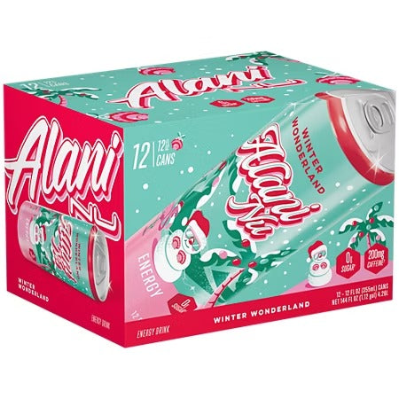 Alani Nu Energy Drink - Winter Wonderland (12 Drinks, 12 Fl. Oz. Each)