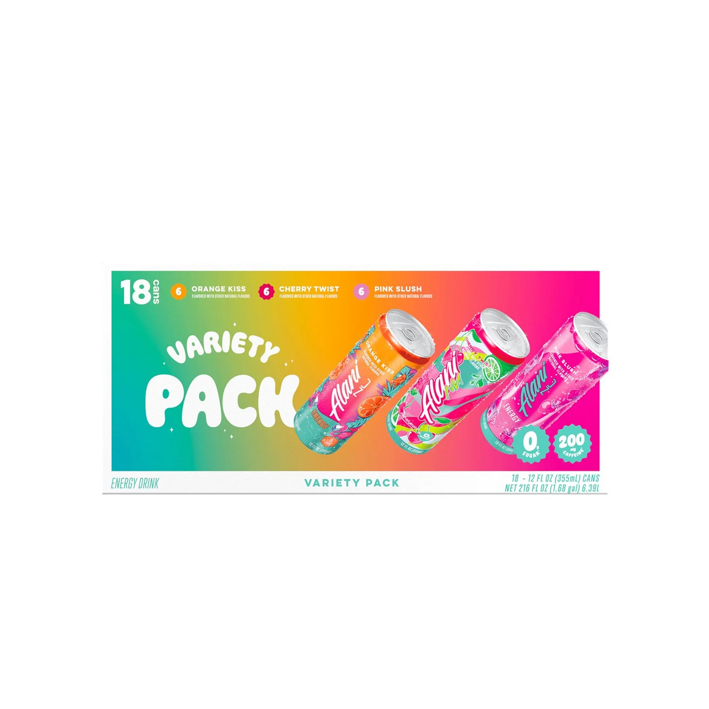 Alani Nu Energy Drink, Variety Pack, 12 fl. oz ( 18 pack )