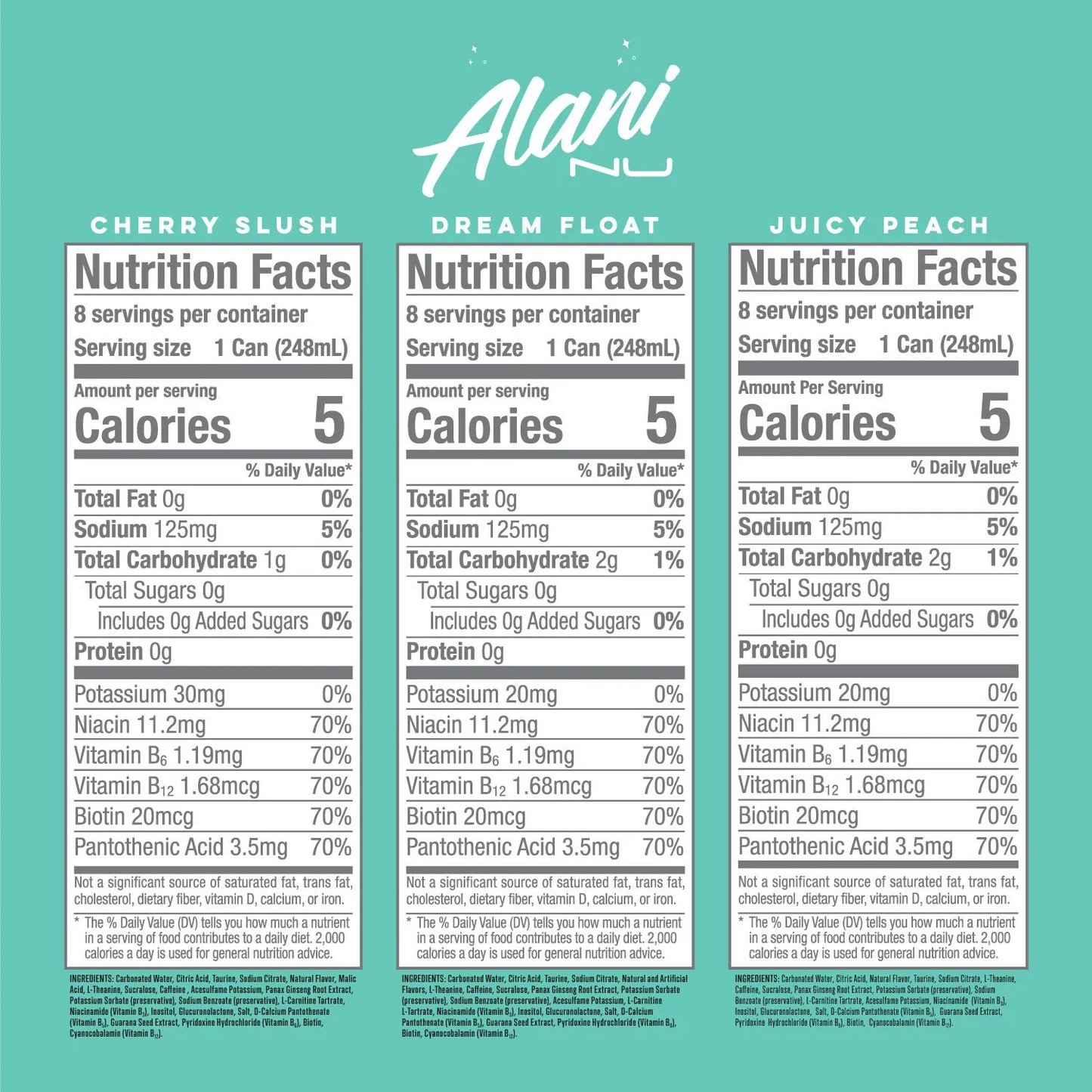 Alani Nu Mini Energy Variety Pack 8.4 fl.oz ( 24 pack )