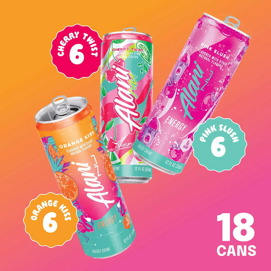 Alani Nu Energy Drink, Variety Pack, 12 fl. oz ( 18 pack )